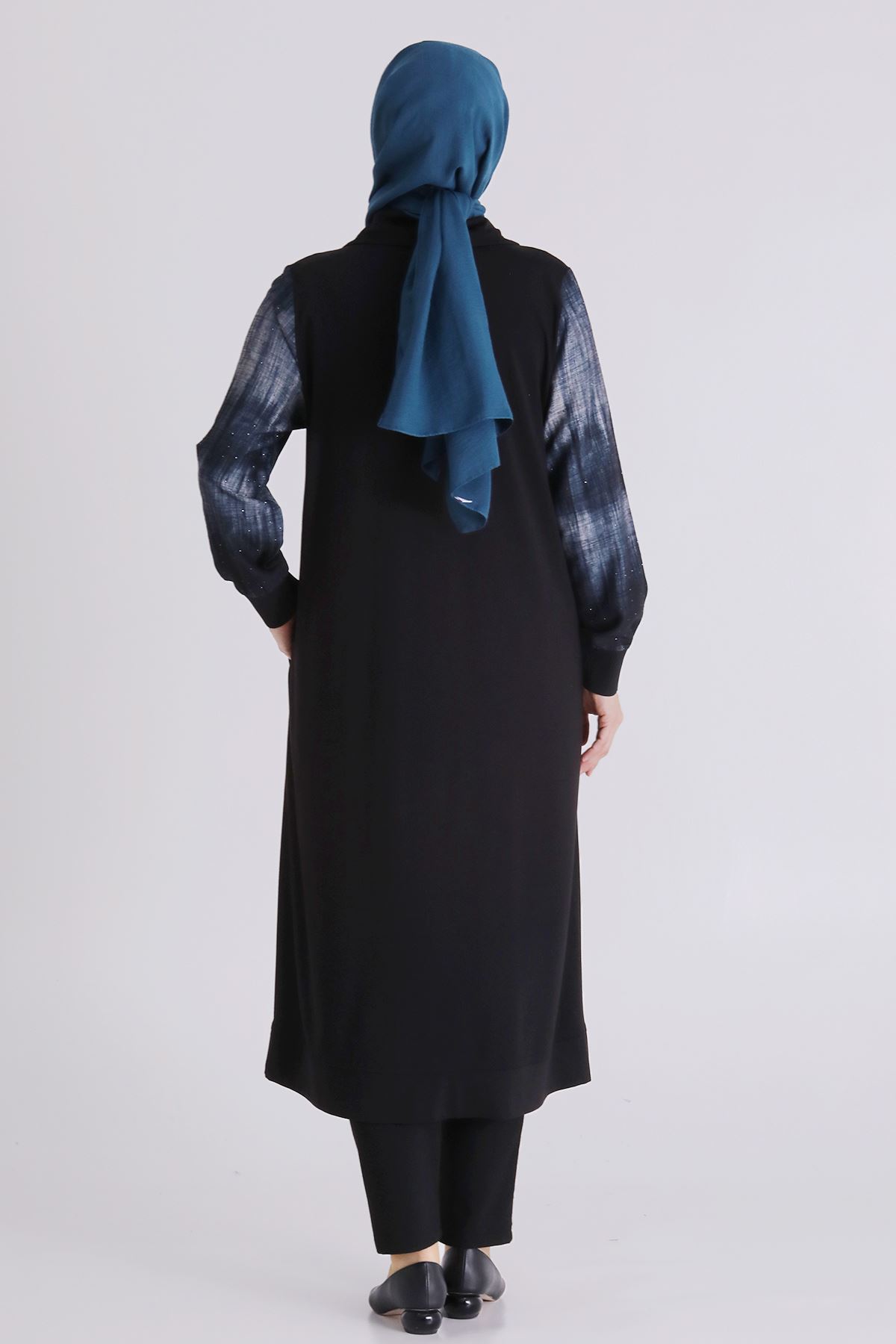 Büyük Beden Tesettür Kap 25147 Siyah
