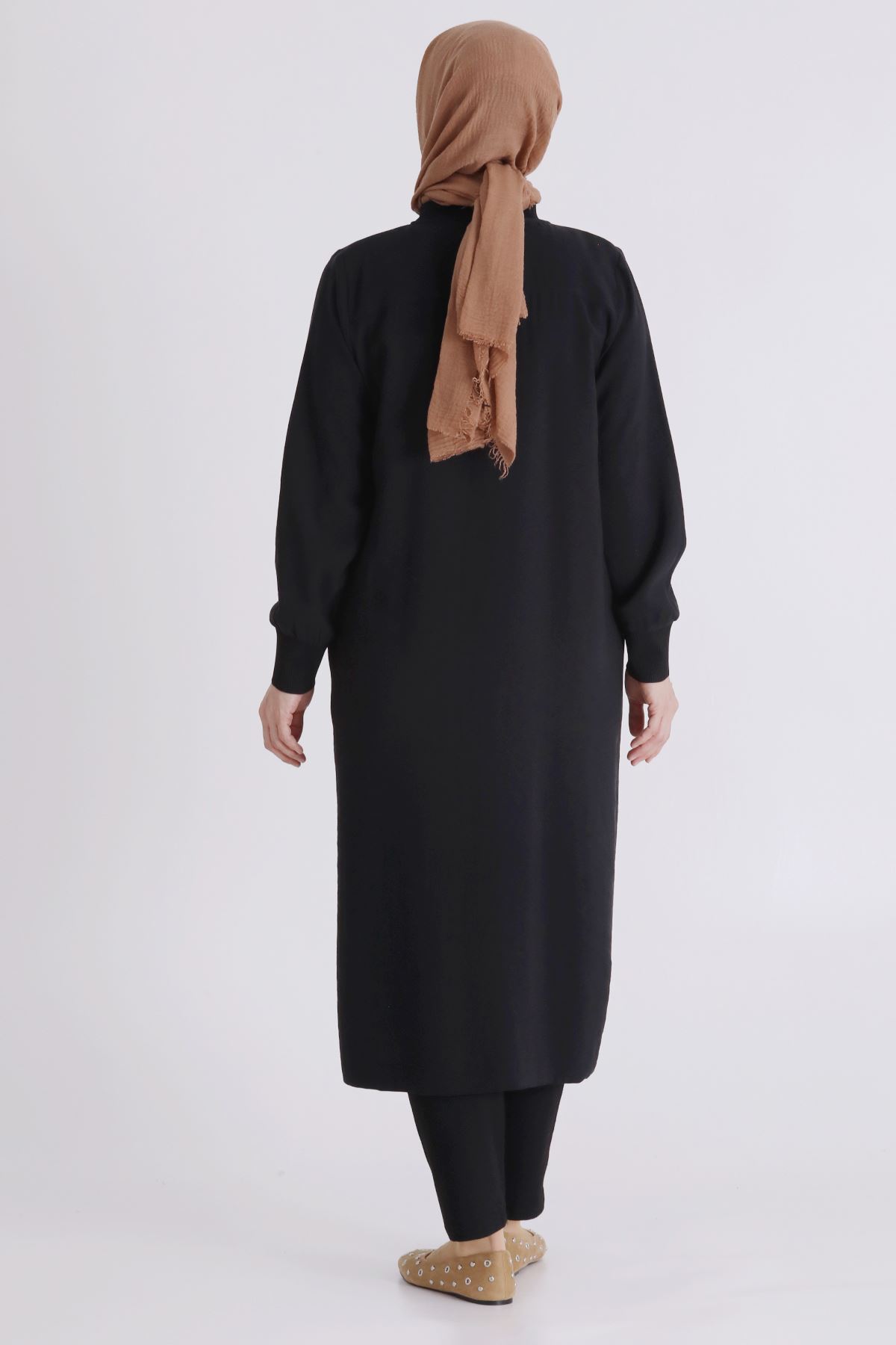 Büyük Beden Tesettür Kap 25148 Siyah