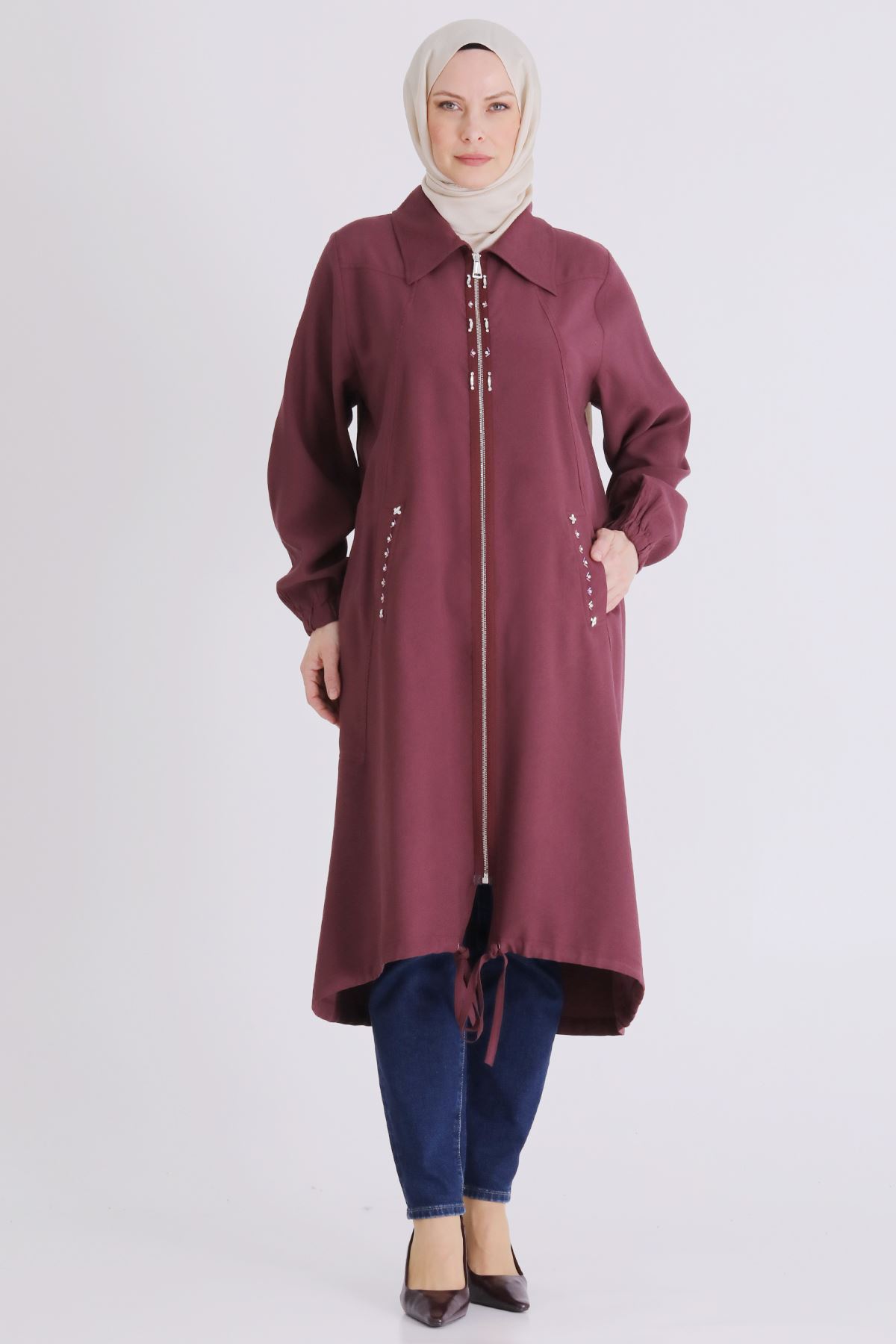 Büyük Beden Tesettür Kap 2555 Dut