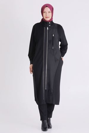 Büyük Beden Tesettür Kap 25139 Siyah
