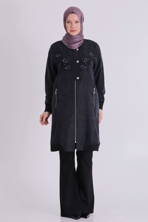 Büyük Beden Tesettür Kap 25149 Siyah