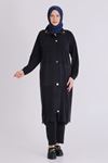 Büyük Beden Tesettür Pantolonlu Takım 35145 Siyah