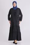 Büyük Beden Tesettür İkili Takım 4004 Siyah